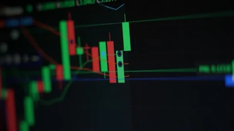 Bitcoin Chart  Timelapse 2 Stock Footage 299962302
