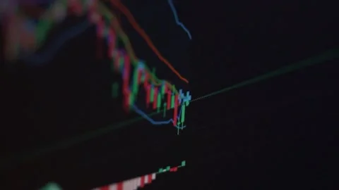 Bitcoin Chart  Timelapse 3 Stock Footage 299962308