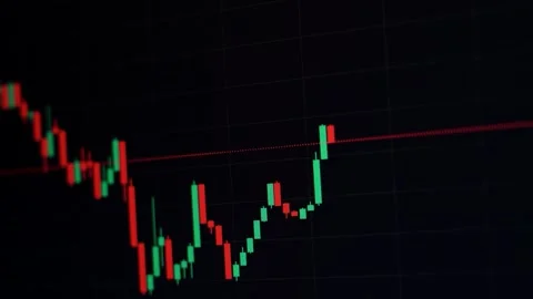 Bitcoin Chart Timelapse Background 1 Stock Footage 299962294