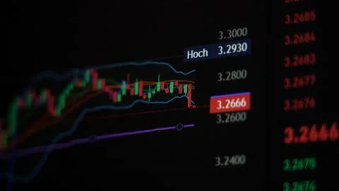 Bitcoin Chart  Timelapse Stock Footage 299962285