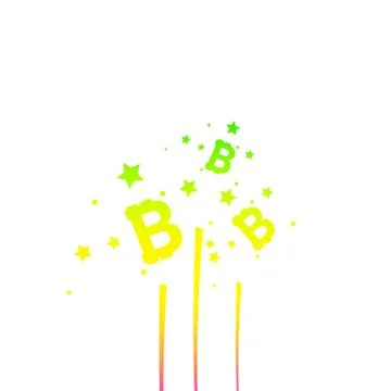 Bitcoin coin with fast speed firework. Abstract Falling bitcoin- Black Shooting Stock Illustration