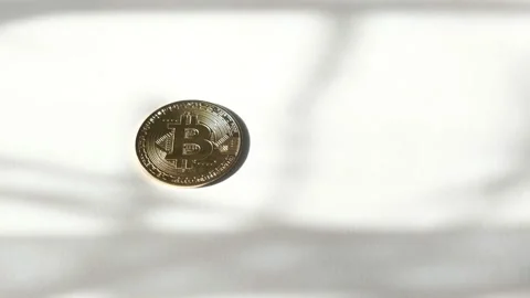 Bitcoin Coin Stock Footage 172138551