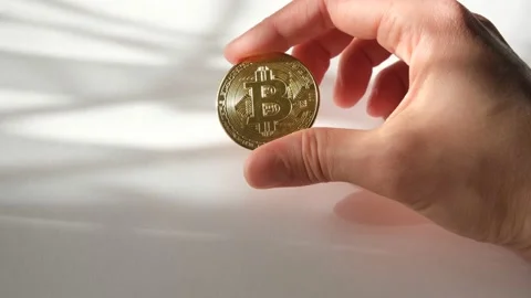 Bitcoin Coin Stock Footage 172138668