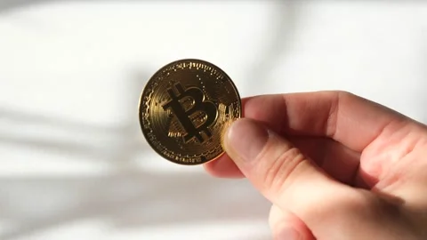 Bitcoin Coin Stock Footage 172138669