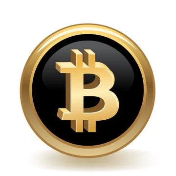 Bitcoin Coin Illustrazione stock