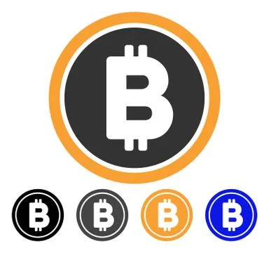 Bitcoin Coin Vector Icon Stock Illustration
