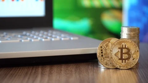 Bitcoin Coins Cripto Currency Vídeos de archivo 86976822