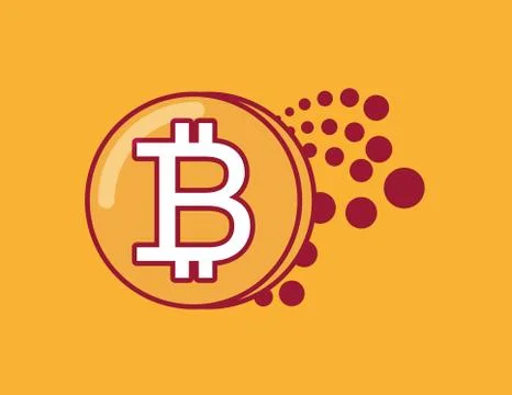 Bitcoin coins design 스톡 일러스트