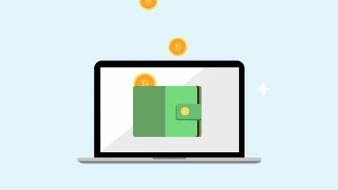 Bitcoin with computer animation Stock Footage 99334552