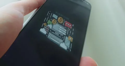 Bitcoin, computer, user log, data cloud symbols, Blockchain concept Stock Footage 313439701