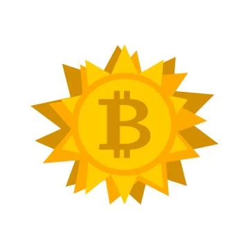 Bitcoin computer virus. Crypto currency is web bug. Vector illustration Illustrazione stock