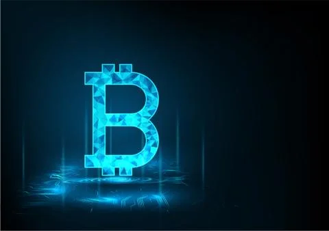 Bitcoin concept. Stock Illustration