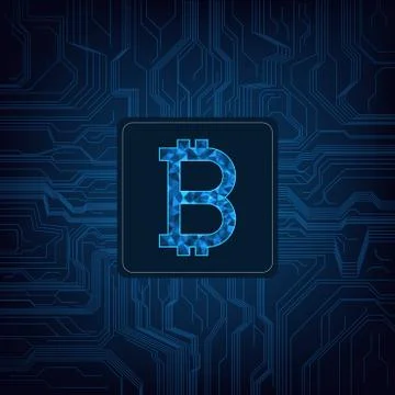 Bitcoin concept. Stock Illustration