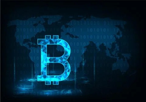 Bitcoin concept. Stock Illustration