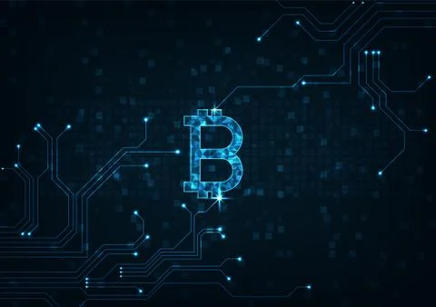 Bitcoin concept Illustrazione stock