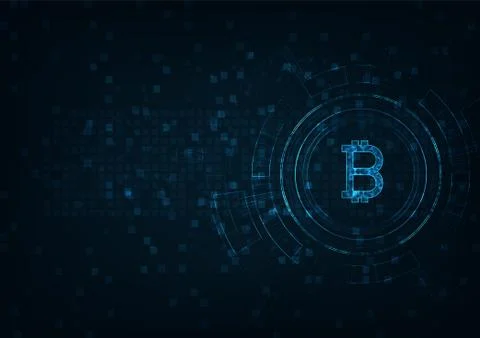 Bitcoin concept Stock-Illustration