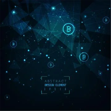 Bitcoin concept Stock Illustration