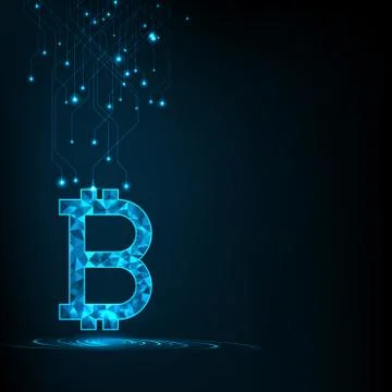 Bitcoin concept Stock Illustration