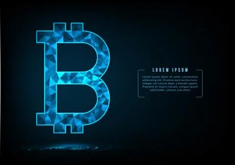 Bitcoin concept. Stock-Illustration