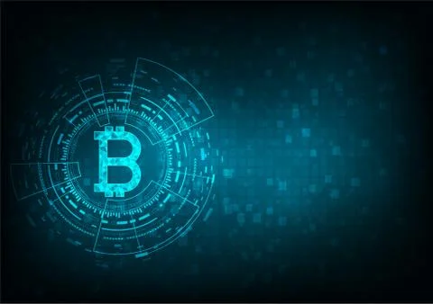 Bitcoin concept Stock Illustration