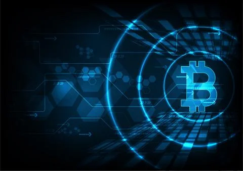 Bitcoin concept. Stock-Illustration