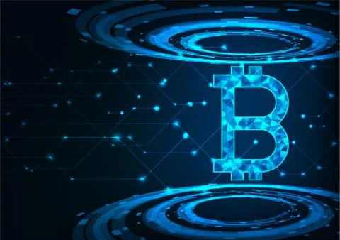 Bitcoin concept Stock-Illustration