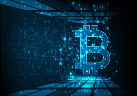 Bitcoin concept. Stock Illustration