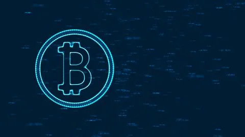 Bitcoin concept. Stock Illustration