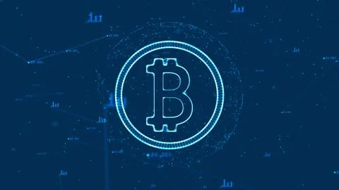 Bitcoin concept. Stock Illustration