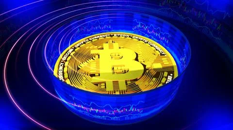 Bitcoin Concept Stock Illustration