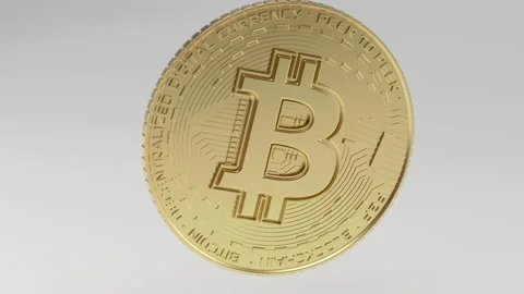 Bitcoin Crash Floor Explode Pieces Stock Footage 156408071