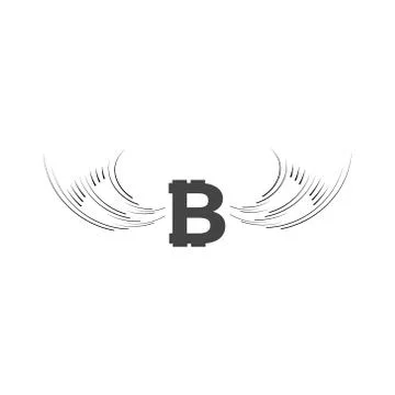Bitcoin Cripto currency blockchain. Bitcoin flat logo on white background Illustrazione stock
