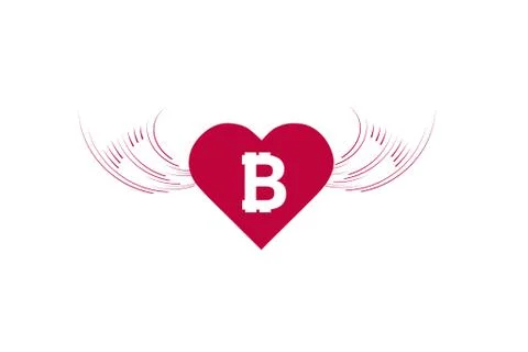 Bitcoin Cripto currency blockchain. Bitcoin flat logo on white background Stock Illustration