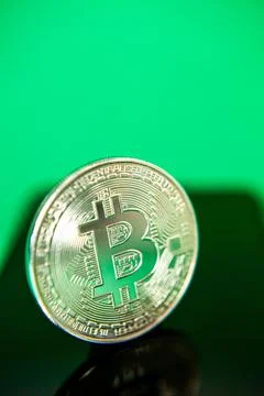 Bitcoin criptocurrency trading bussines Stock Photos