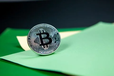 Bitcoin criptocurrency trading bussines Stock Photos