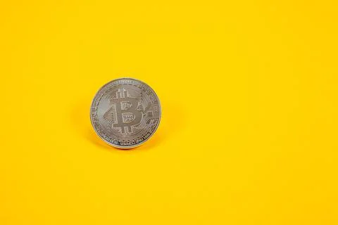 Bitcoin criptocurrency trading bussines Stock Photos