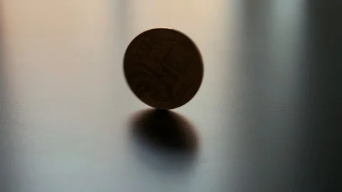 Bitcoin. Crypto currency Gold Bitcoin, BTC, Bit Coin Stock Footage 90251953