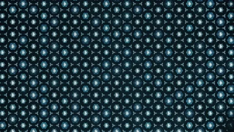  Bitcoin Crypto Currency Hexagon Concept Stock Video Stock Footage 167561795