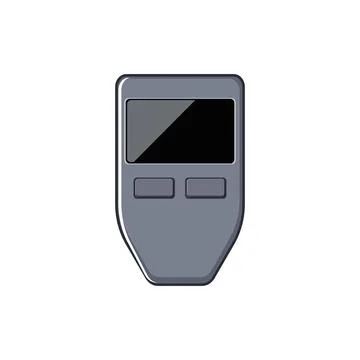 Bitcoin crypto wallet cartoon vector illustration Stock Illustration