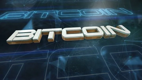 Bitcoin Cryptocurrency background concept 4K Stock Footage 83213391