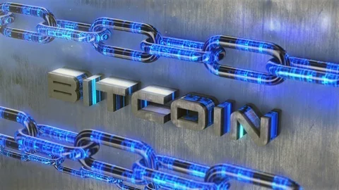 Bitcoin Cryptocurrency background concept 4K Stock Footage 86082896