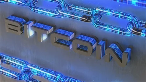 Bitcoin Cryptocurrency background concept 4K Stock Footage 86083073