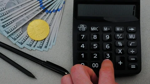 Bitcoin cryptocurrency as the best way of making money Stock Footage 88224411