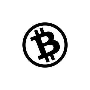 Bitcoin - cryptocurrency, Bitcoin design, print for clothes Stock Illustration