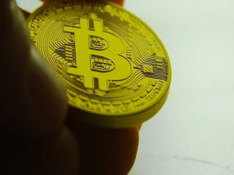 BITCOIN - CRYPTOCURRENCY - COIN Stock Footage 83059787