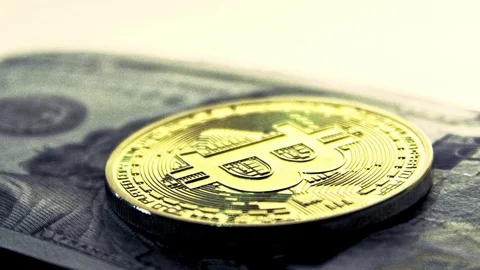 BITCOIN - CRYPTOCURRENCY - COIN Stock Footage 83226053