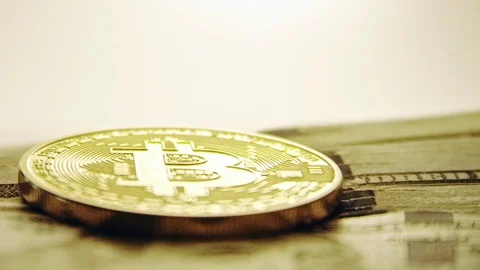 BITCOIN - CRYPTOCURRENCY - COIN Stock Footage 83226244