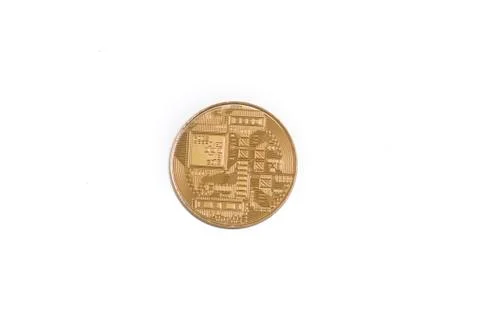 Bitcoin cryptocurrency coin Stock Photos