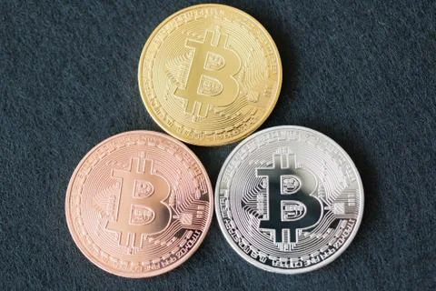 Bitcoin Cryptocurrency Digital Bit Coin BTC Currency Foto stock