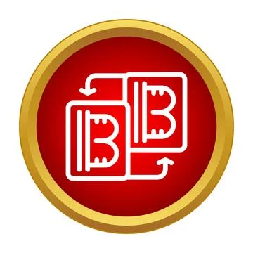 Bitcoin cryptocurrency exchange and transfer transaction icon Stock Illustration